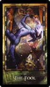 The Fool Tarot card in Archeon deck