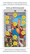 Ten of Pentacles Tarot card in Apprentice deck